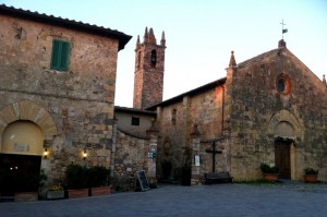 Monteriggioni Church, Tuscany, Italy