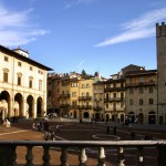 People Watching, Piazza Grande, Arezzo, Tuscany, Italy