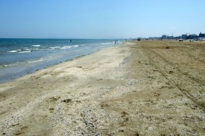 Rimini beach, Rimini, Italy