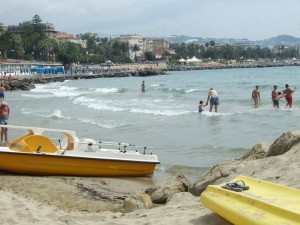 San Remo Beaches, Liguria, Italy