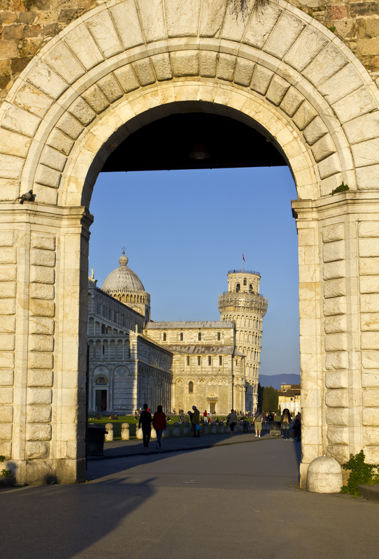 The Leaning Tower of Pisa and Duomo, Pisa, Tuscany, Italy