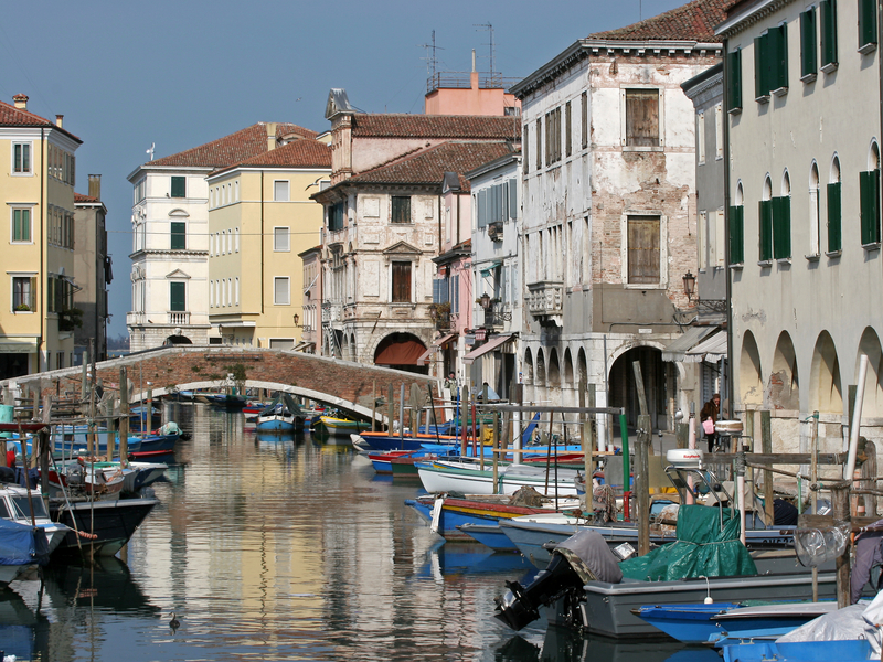 Narrow Waterways of Chioggia, Italy