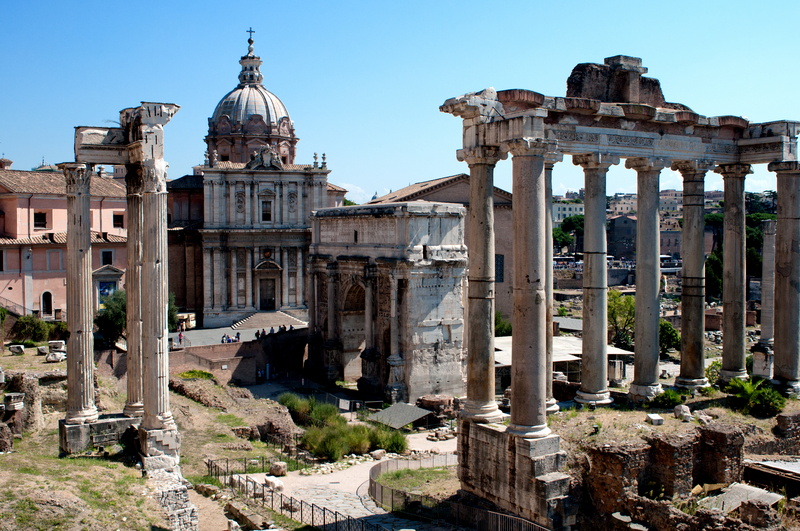 The Forum in Rome, Italy