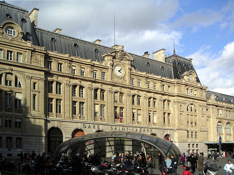 Gare Saint –Lazare Train Station Paris, France