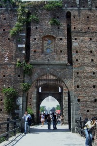 Sforzesco Castle Main entrance, Italy