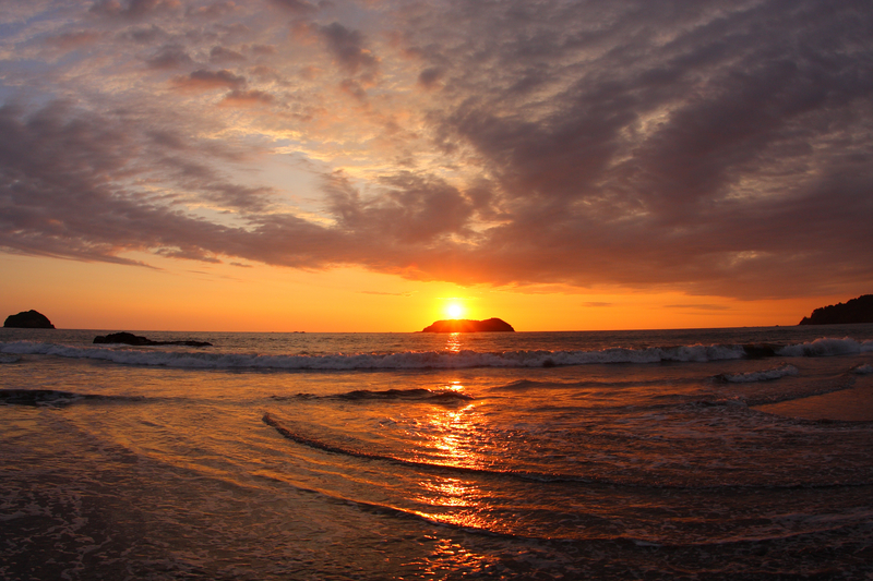 Sunset in Manuel Antonio National Park, Costa Rica