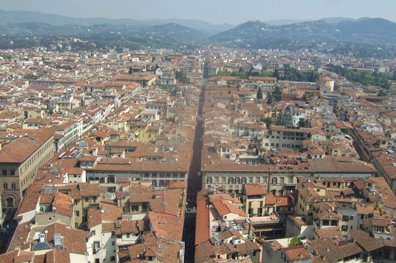 The View from Florence's Campanile - Giotto's Bell Tower, Italy