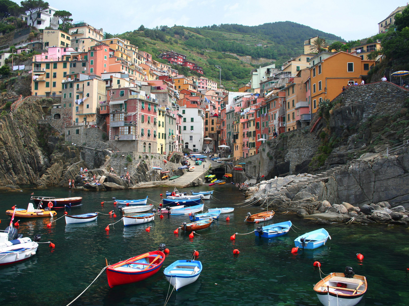 Village of Riomaggiore, Cinque Terre, Italy