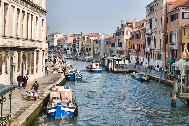 Cannaregio Canal in Venice, Italy