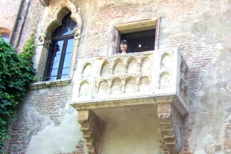 Juliet's Balcony, Verona, Italy