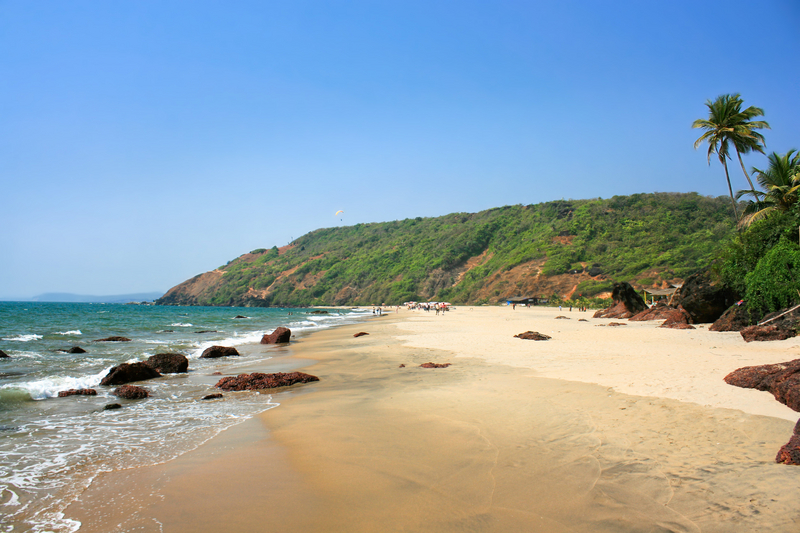 Tropical Beach Arambola, Goa, India