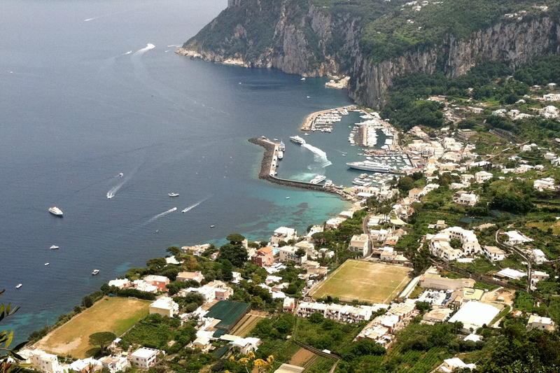 View from Anacapri Capri, Italy