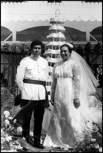 Salote Pilolevu Tuita’s wedding cake, Tonga