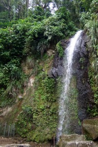 Waterfall in St Lucia