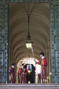 Guards at Vatican City, Italy