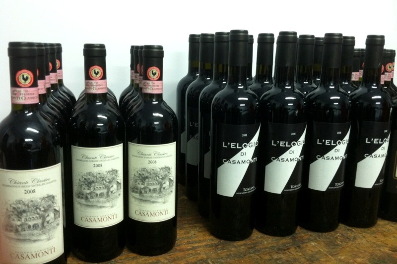 Wines of Casamonti Winery, Chianti, Italy