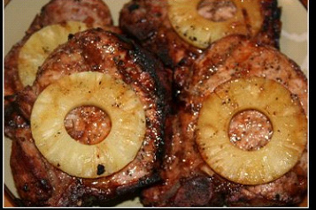 Hawaiian Grilled Pork Chops