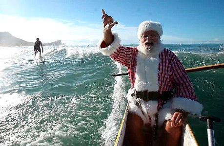 Santa at Waikiki