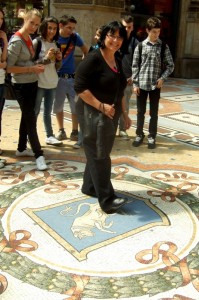 Mosaic Bull, Galleria Vittorio Emanuele II, Milan Galleria