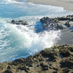 Surf and lighting Hope Sound Florida