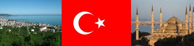 Turkey Flag and Country