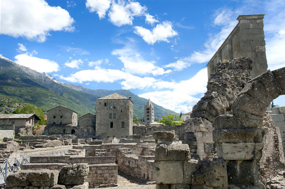 Roman Theater, Aosta, Valle d'Aosta, Italy md
